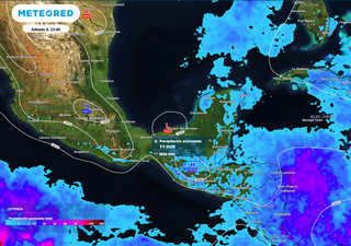 Sábado 8 de noviembre: nuevo frente frío 13 y masa de aire al Norte y lluvias al Sureste de México