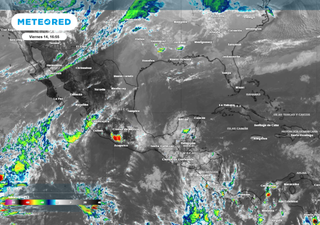 Este sábado con vientos de hasta 100 km/h y lluvias por el frente frío 27 llegando a México