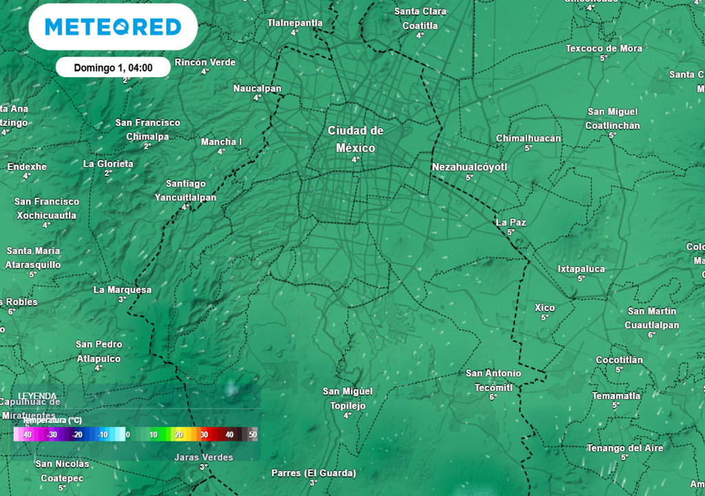 Entre la noche del sábado y el amanecer del domingo no se descarta la posibilidad de alertas por frío en todas las alcaldías.