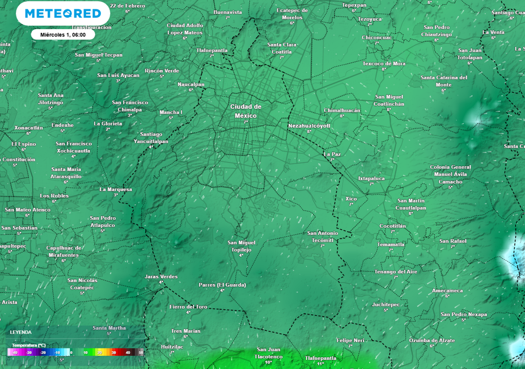 frío El amanecer del miércoles será gélido en la capital, habrá temperaturas inferiores a 6 °C.