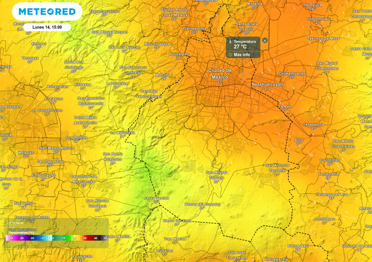 La semana iniciará con ambiente vespertino cálido y máximas de 27 °C en zonas del centro, norte y oriente del Valle.