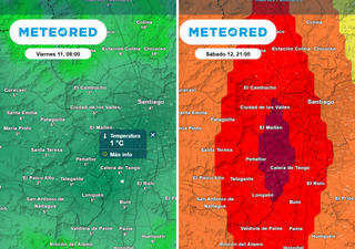 Este será el día más frío del fin semana en Santiago: mínimas de 0 º C y pésima calidad del aire