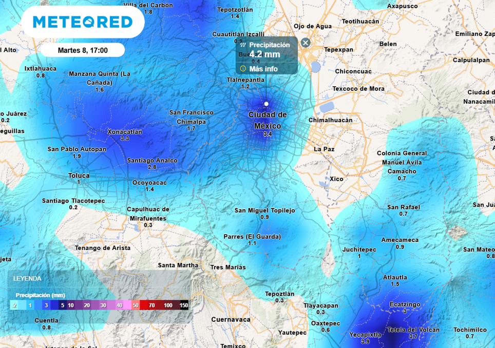 Este será el día más lluvioso de la semana en CDMX: hasta 50 mm en pocas horas. Lado.mx  Este será el día más lluvioso de la semana en CDMX: hasta 50 mm en pocas horas. Noticias en tiempo real