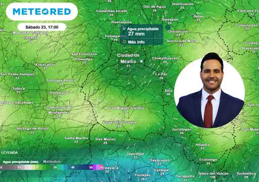 Este ser&aacute; el d&iacute;a m&aacute;s lluvioso de la semana en CDMX: m&aacute;s de 60 mm en pocas horas durante la tarde