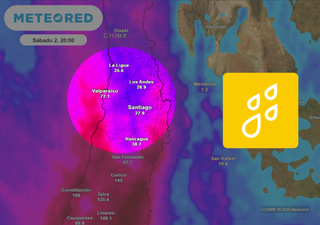 Este será el día más lluvioso de la semana en Santiago: más de 30 mm entre jueves y viernes