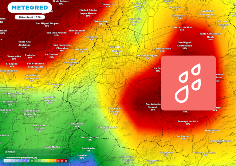 Este ser&aacute; el d&iacute;a m&aacute;s tormentoso de la semana en CDMX: m&aacute;s de 35 mm entre la tarde y la noche