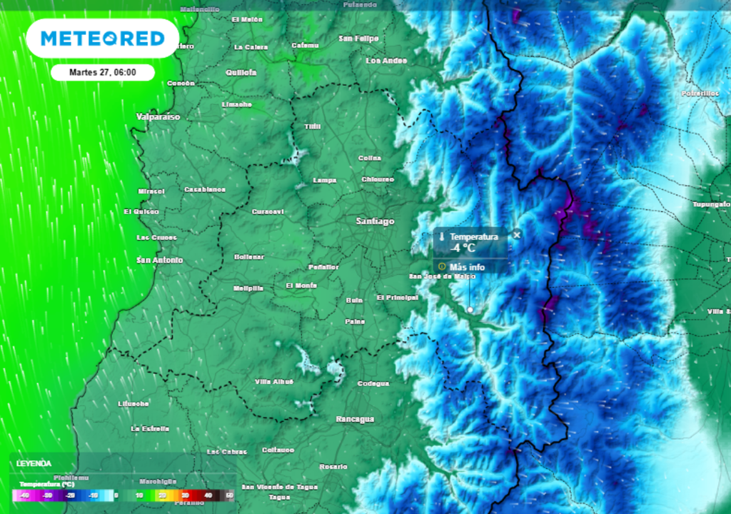 Temperaturas mínimas