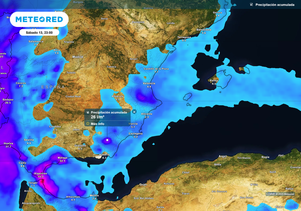 Precipitación acumulada