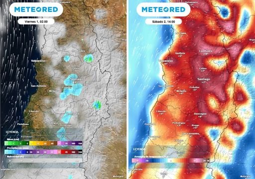 Este viernes refresca en Santiago: posibles gotas en el feriado y regreso del &ldquo;vero&ntilde;o&rdquo; el s&aacute;bado