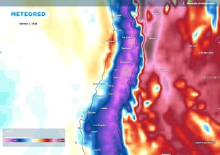 Este viernes un nuevo sistema frontal bajará las temperaturas: hasta 15 ºC menos que el lunes