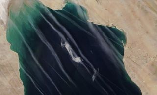 Estelas sobre el Golfo de California