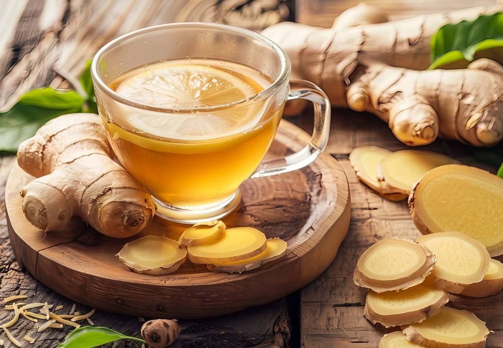 chá de gengibre