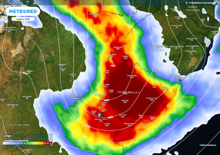Esto no termina ac&aacute;: nuevas lluvias abundantes entre el lunes 6 y el martes 7 con una ciclog&eacute;nesis en Buenos Aires