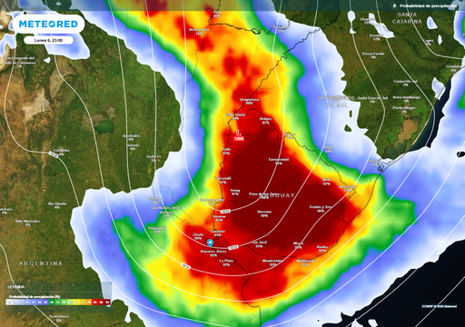 Esto no termina ac&aacute;: nuevas lluvias abundantes entre el lunes 6 y el martes 7 con una ciclog&eacute;nesis en Buenos Aires