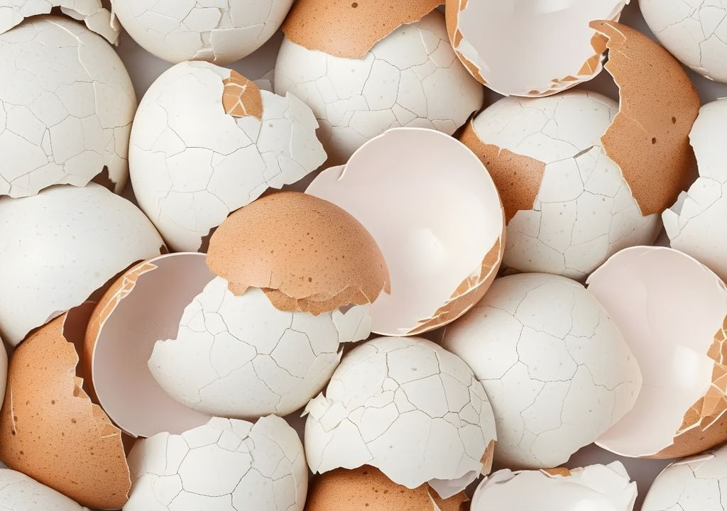 Plantas Las cáscaras de huevo aportan calcio, aunque su liberación es lenta y depende del tipo de suelo.