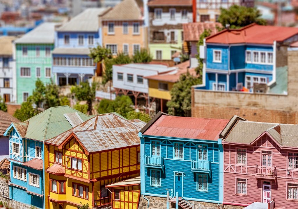 Barrio histórico de Valparaíso, Chile.