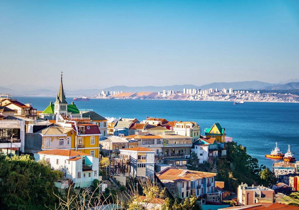 Cerros de Valparaíso, Chile. Cerros de Valparaíso, Chile.