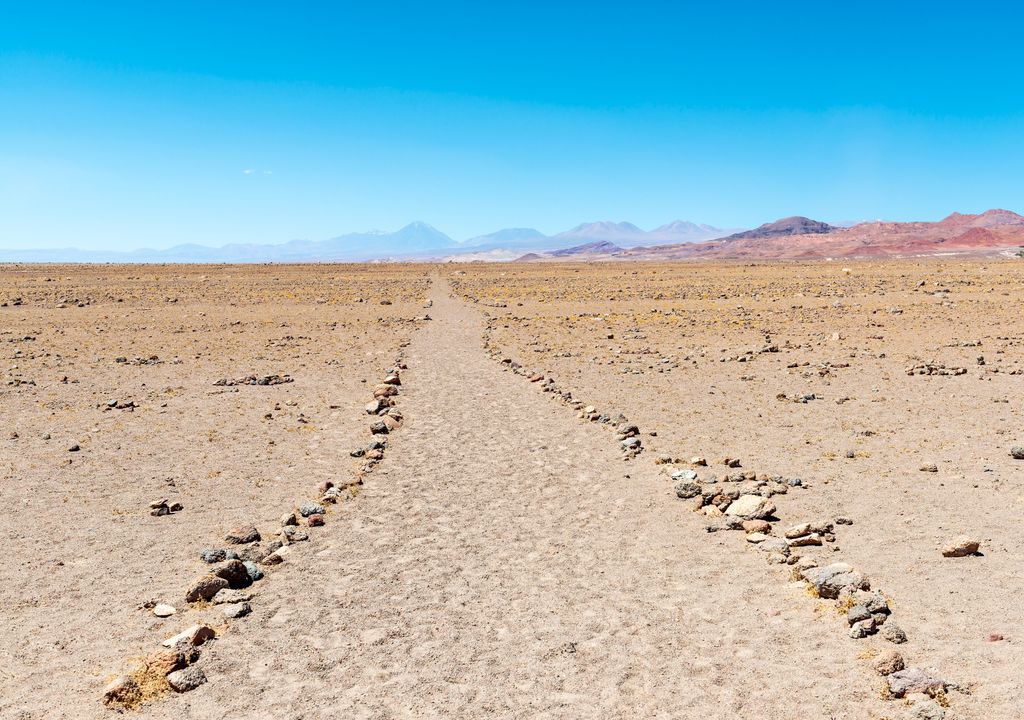 Camino inca en el Desierto de Atacama, Chile. Camino inca en el Desierto de Atacama, Chile.