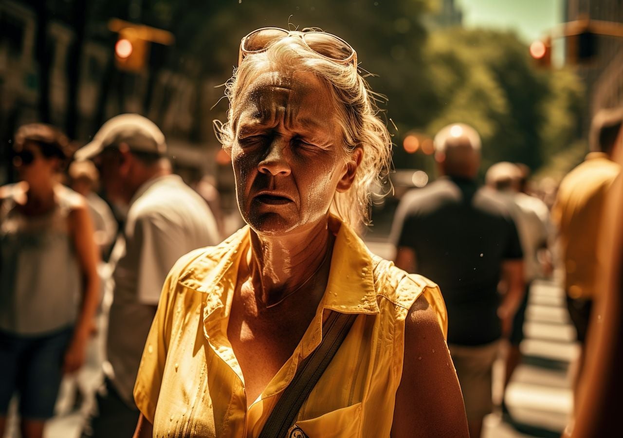 La confusión mental y desmayos son también síntomas de un calor extremo.
