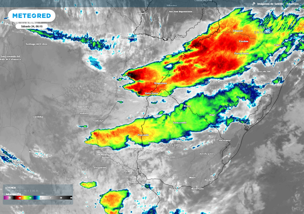 Alerta frío polar tormentas fuertes SMN Argentina clima pronóstico