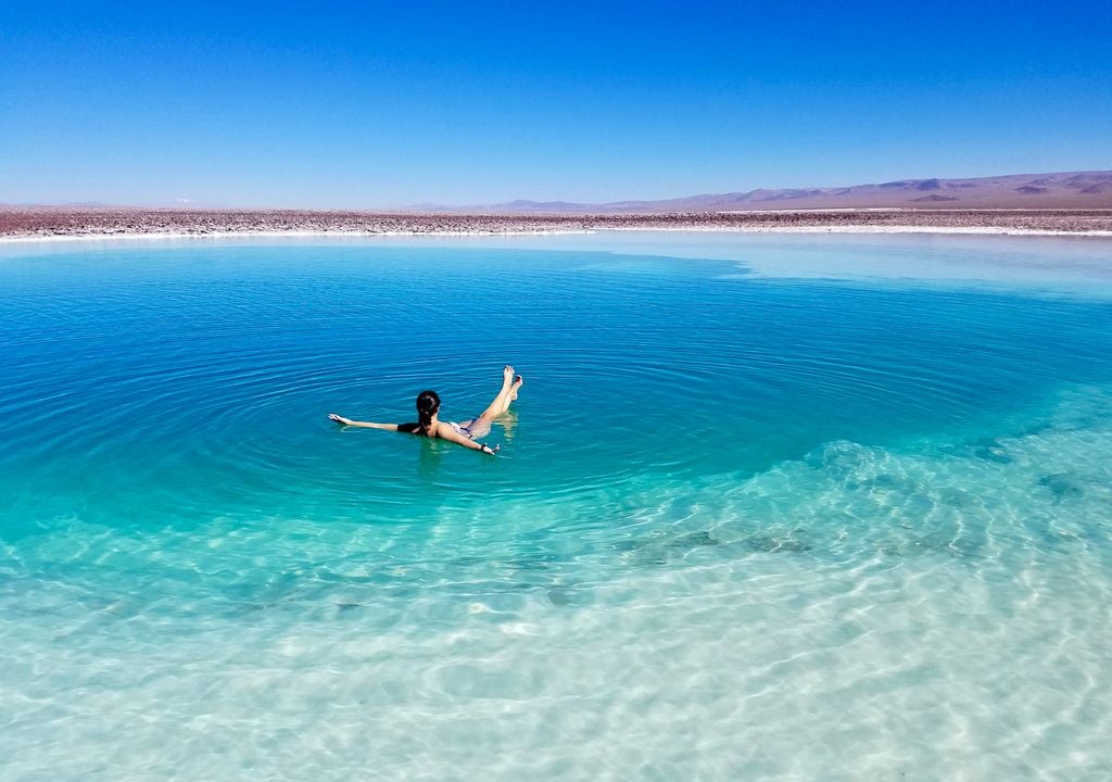 Lagunas Escondidas de Baltinache, San Pedro de Atacama, Chile.