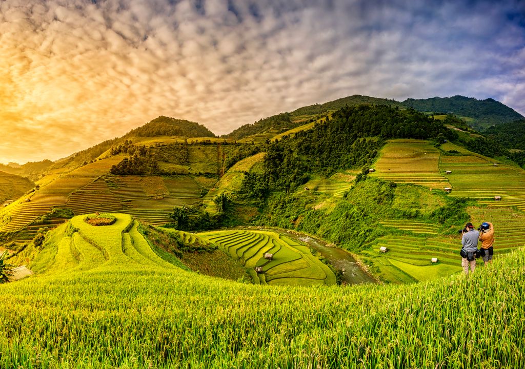 Terrazas de arroz en Sapa, Vietnam. Terrazas de arroz en Sapa, Vietnam.