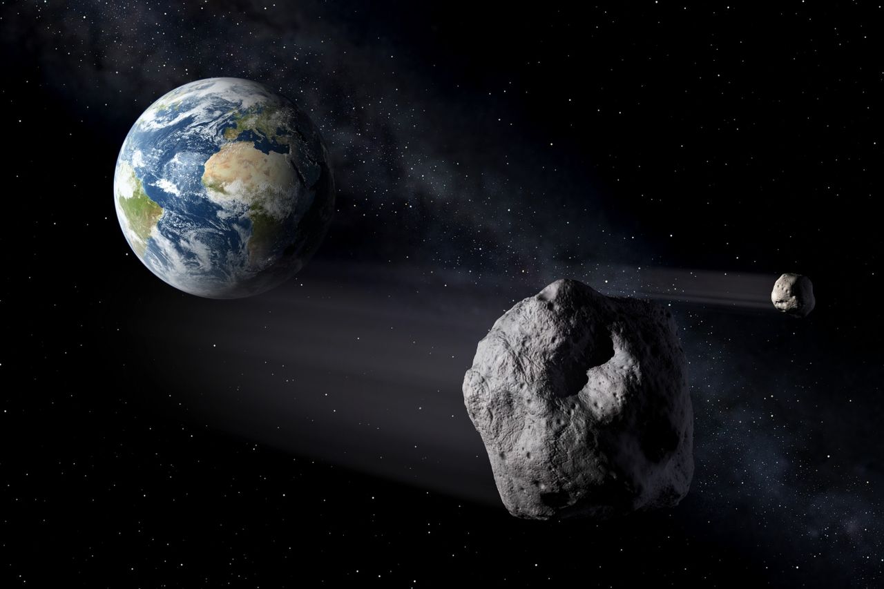 La Oficina de Defensa Planetaria de la ESA se encarga de agrupar y federar datos de observación y seguimiento de objetos cercanos a la Tierra. Crédito: ESA