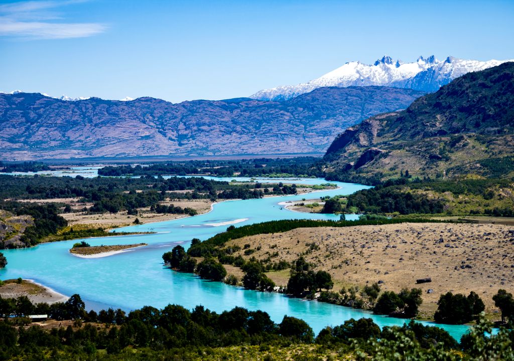 Río Baker, sur de Chile. Río Baker, sur de Chile.