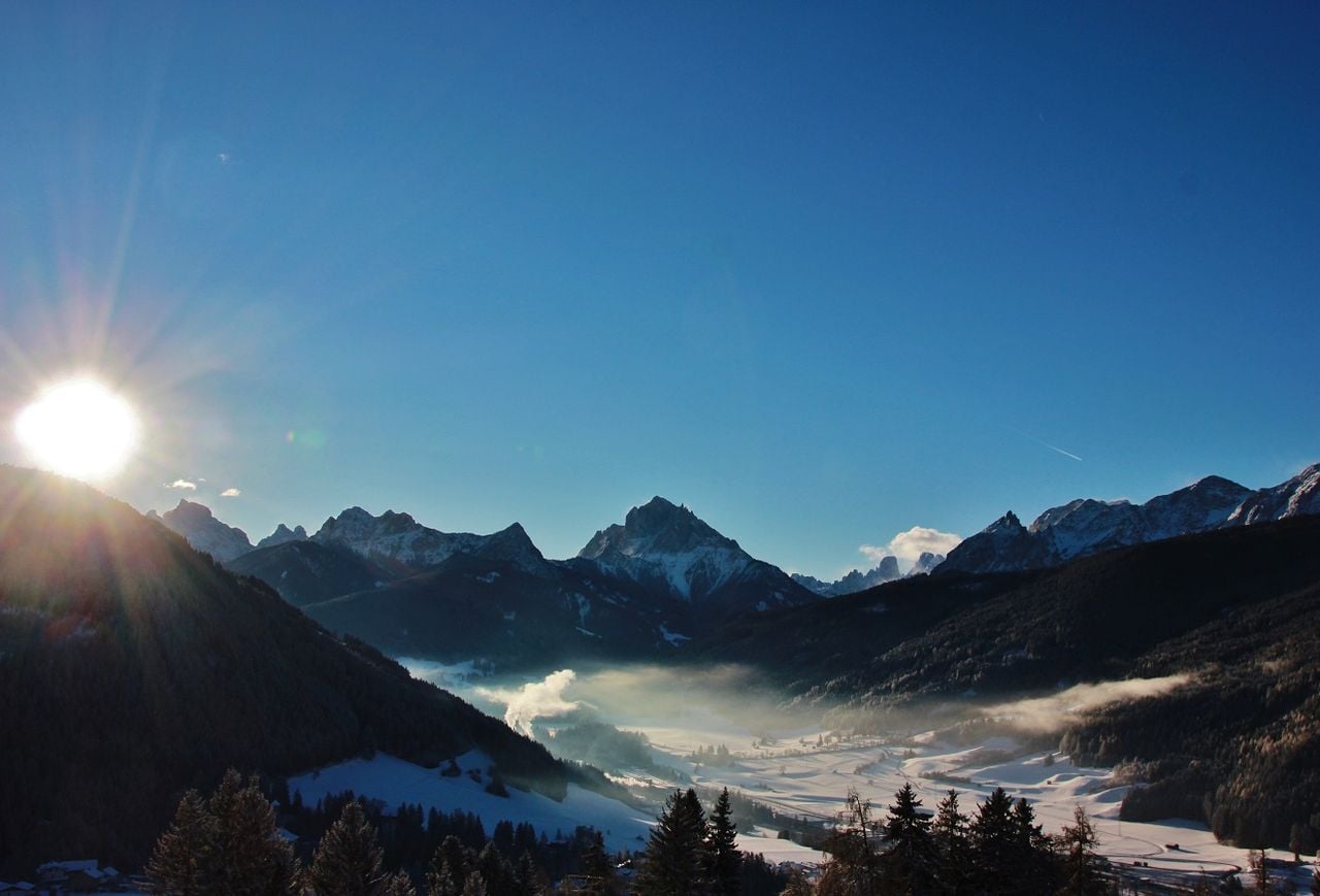 Un paesaggio delle Alpi orientali, nel Trentino-Alto Adige, tra i punti più a nord dell'Italia.