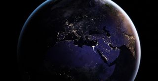 Estudiar la iluminación artificial por la noche desde el espacio