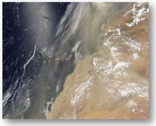 Estudio del transporte transatlántico de polvo: África – Canarias – Caribe - EEUU