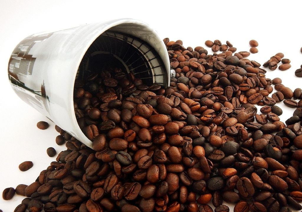 grãos de café A polpa de café, um subproduto frequentemente descartado durante a produção do grão, tem benefícios metabólicos. Imagem: Ernesto Rodriguez via Pixabay