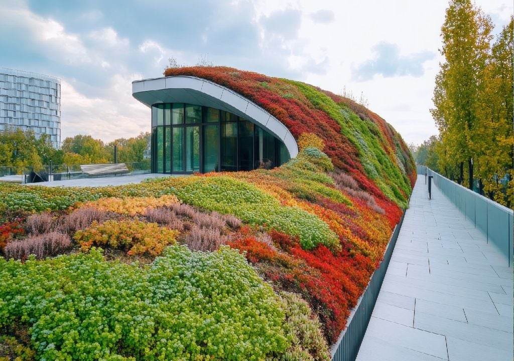 Telhados com vegetação Telhados com vegetação