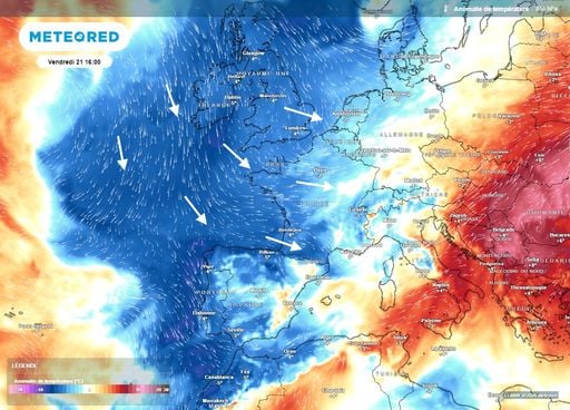 Et apr&egrave;s la chaleur&hellip; pluie et fra&icirc;cheur automnale : une forte ondulation du courant-jet polaire pr&eacute;vue d&egrave;s le 21 ao&ucirc;t