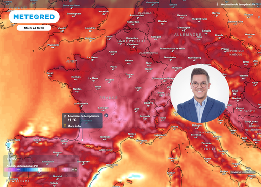 Et si le printemps arrivait en France ? D&eacute;couvrez les anomalies de temp&eacute;ratures pr&eacute;vues jusqu&rsquo;au mercredi 25