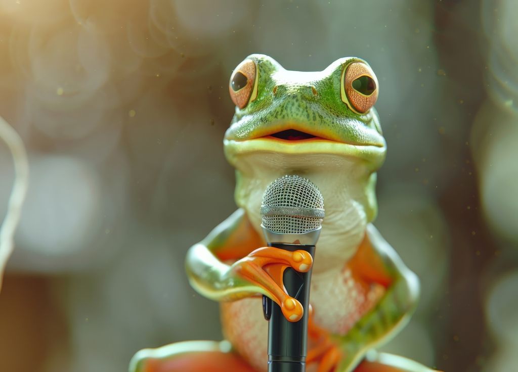 Grenouille qui chante IA