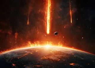 Et si une pluie de météorites géantes frappait la Terre et provoquait un refroidissement, comme vers l'an 500 ?