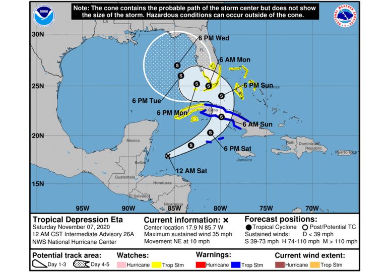 Tormenta tropical Eta Tormenta tropical Eta