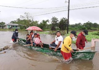 ‘Eta’ se desplaza sobre Nicaragua