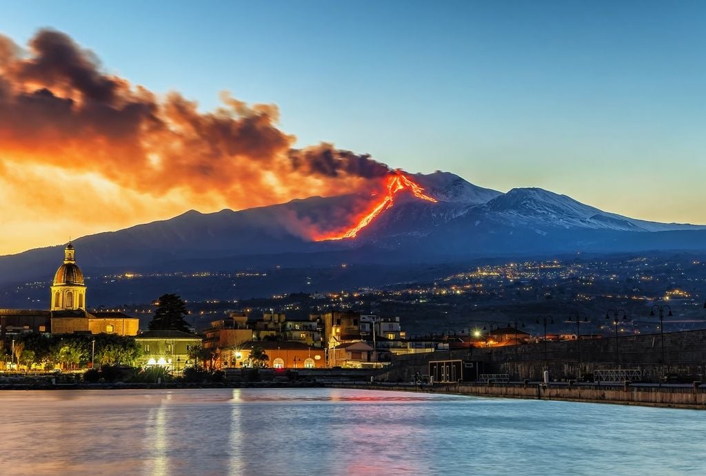 vulcão Etna, Itália