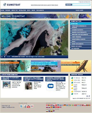 EUMETSAT estrena nueva página web