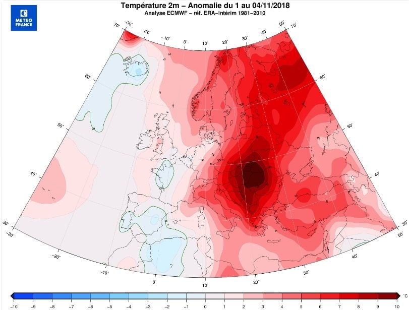Europa Central: Récord De Temperaturas Agradables