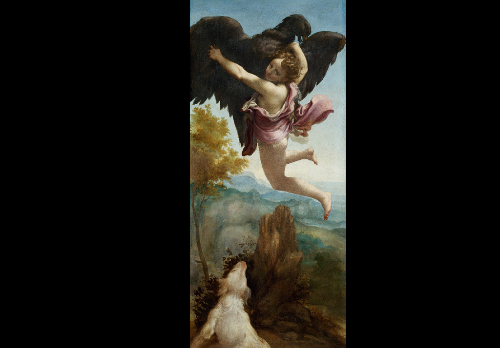"Il rapimento di Ganimede" del Correggio (c. 1531-32). Olio su tela. Kunsthistorisches Museum, Vienna.
