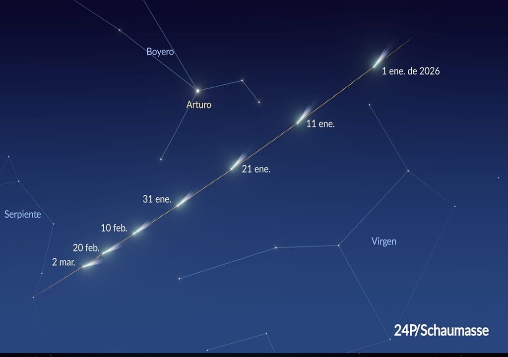24P/Schaumasse alcanza el perihelio