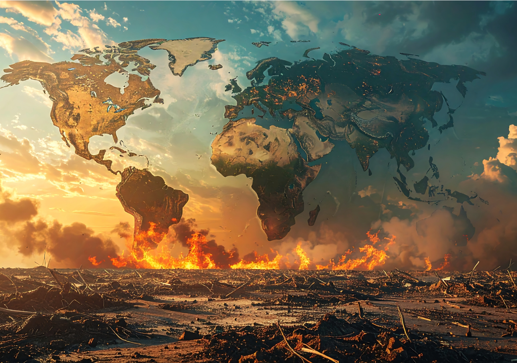 Ondas de calor, secas prolongadas, chuvas torrenciais, tempestades intensas: a partir de 2036 serão o maior risco mundial.