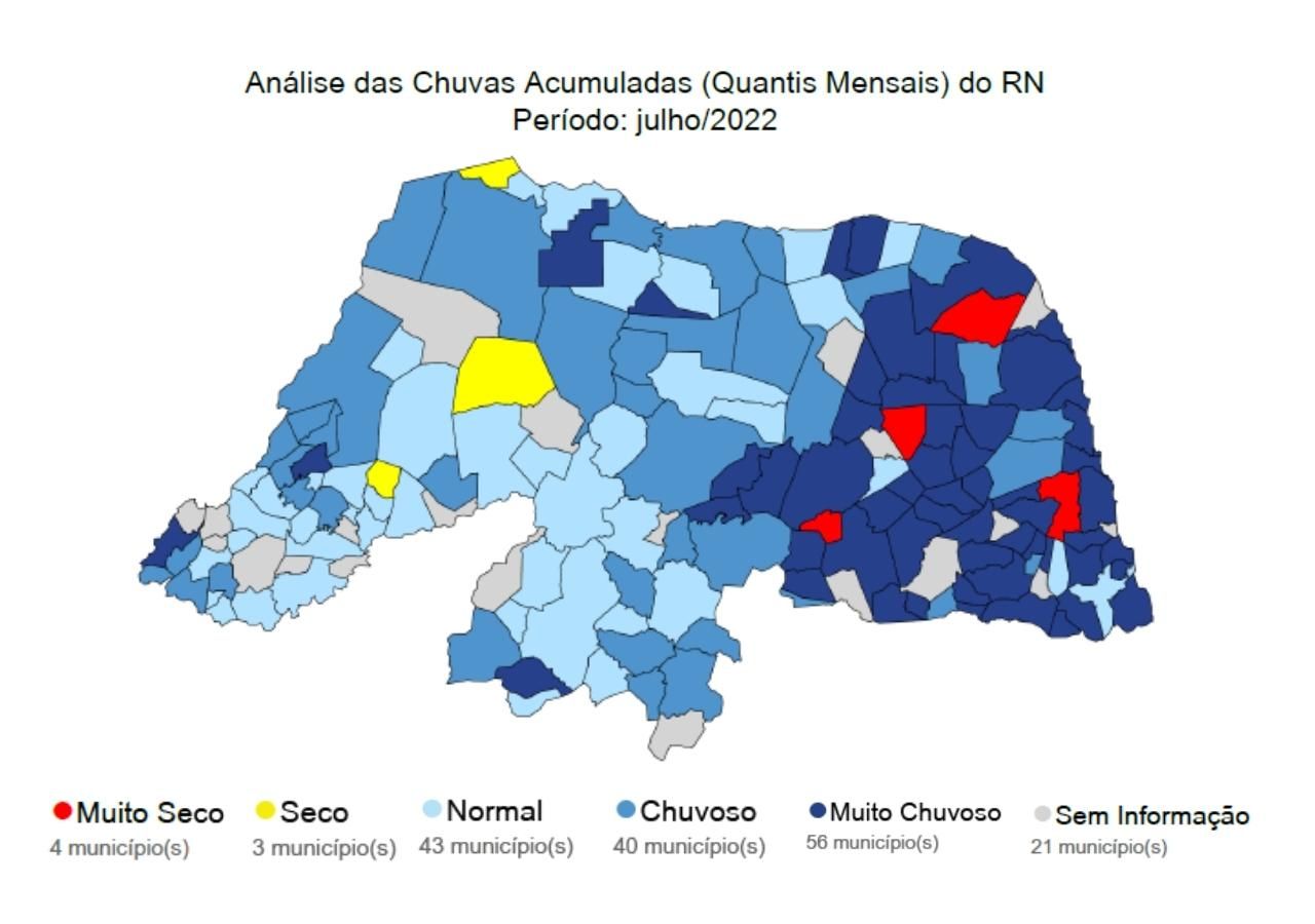 Eventos extremos de chuva marcaram o mês de julho no Nordeste Brasileiro