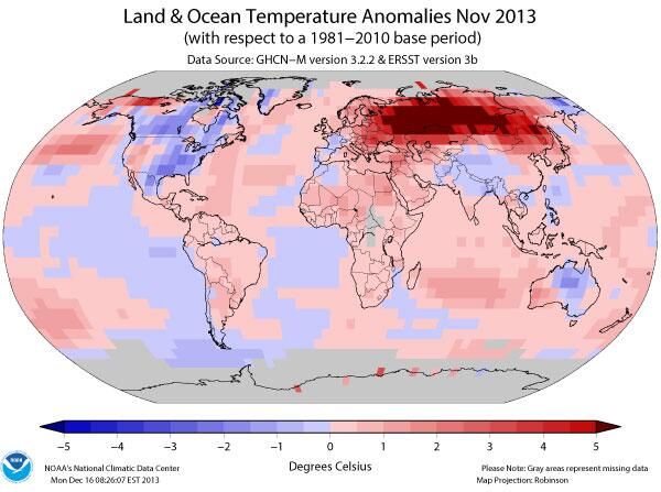 Eventos Meteorológicos Y Climatológicos En Una Imagen De Noviembre De 2013