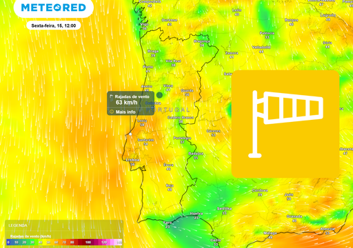 Exce&ccedil;&otilde;es na estabilidade entre sexta e domingo: aguaceiros, temperaturas baixas e vento forte; eis as zonas afetadas
