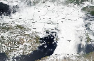 Excepcional tiempo lluvioso en el suroeste francés continental