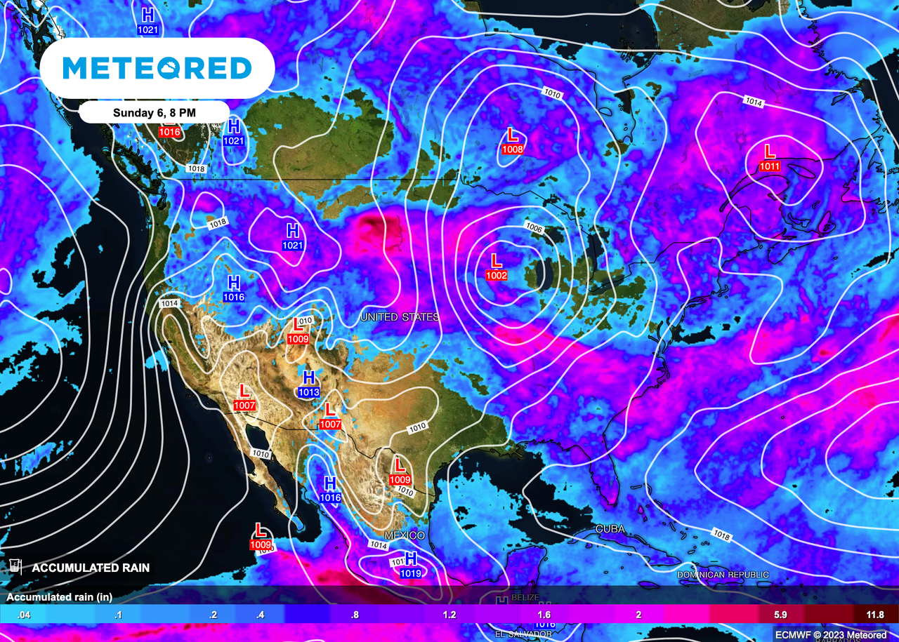 Excessive Heat Continues in Southwest and Central South While Northern States Receive Rain and